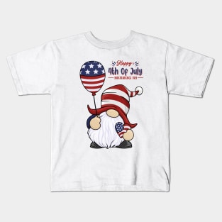 Fourth of July Gnome Kids T-Shirt